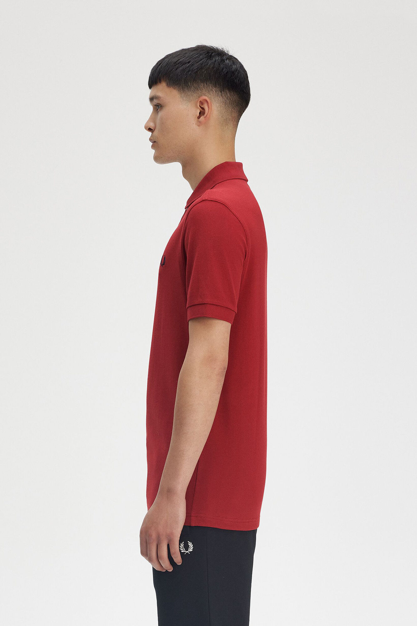 Fred Perry Polo manga corta Rojo