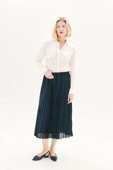 Caroll Pleated skirt Navy