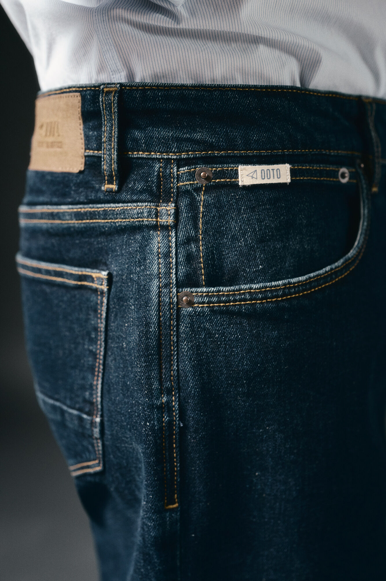 OOTO Straight fit jeans Navy