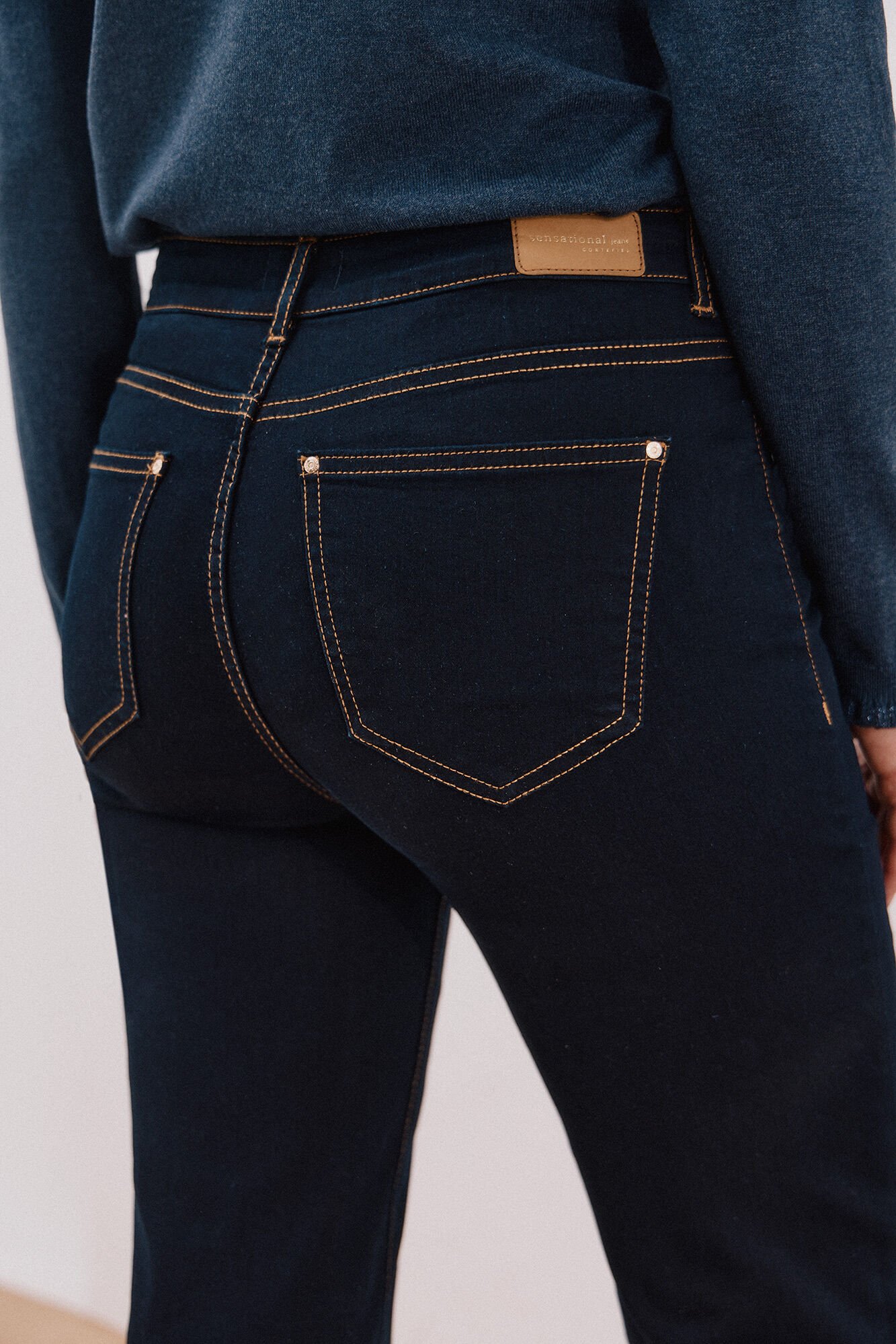 Cortefiel Sensational straight jeans Blue