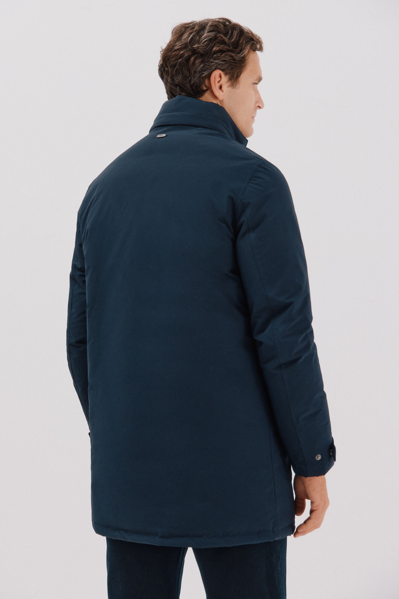 Cortefiel Technical parka with removable lining Navy