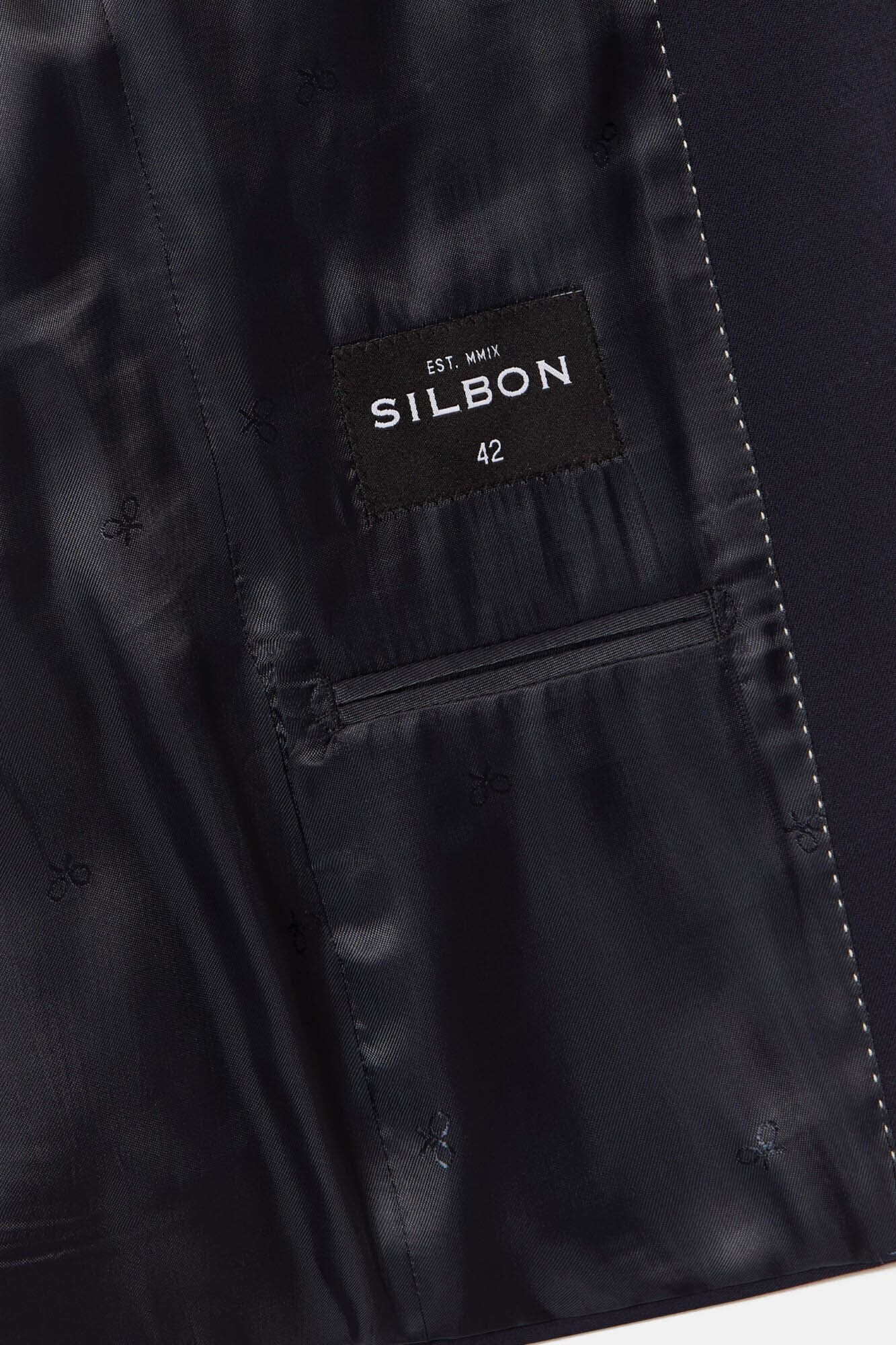 Silbon Macac&atilde;o stretch natural Azul