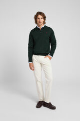 Silbon Silbon green polo jumper Green