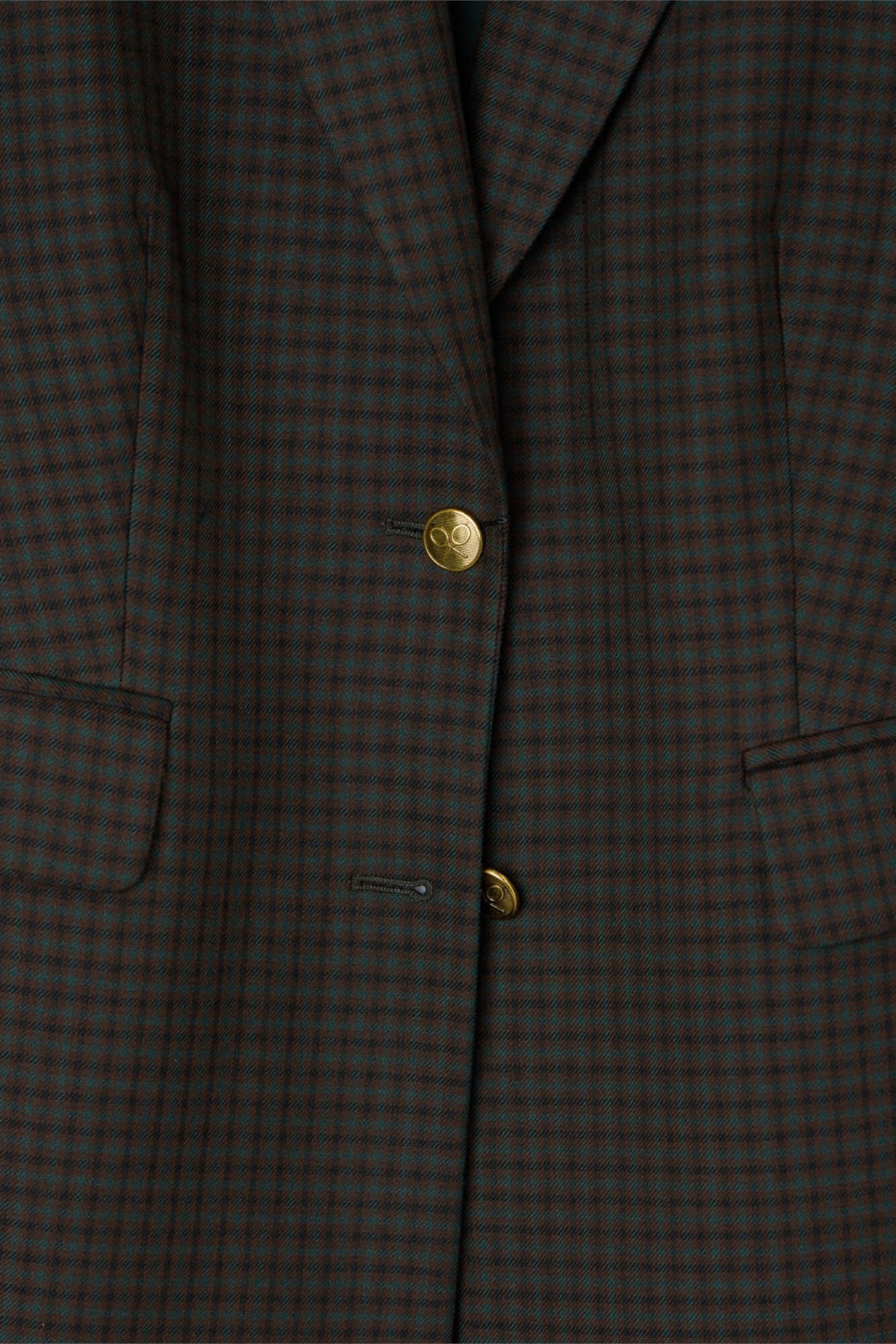 Silbon Sobretudo xadrez longo cl&aacute;ssico Verde