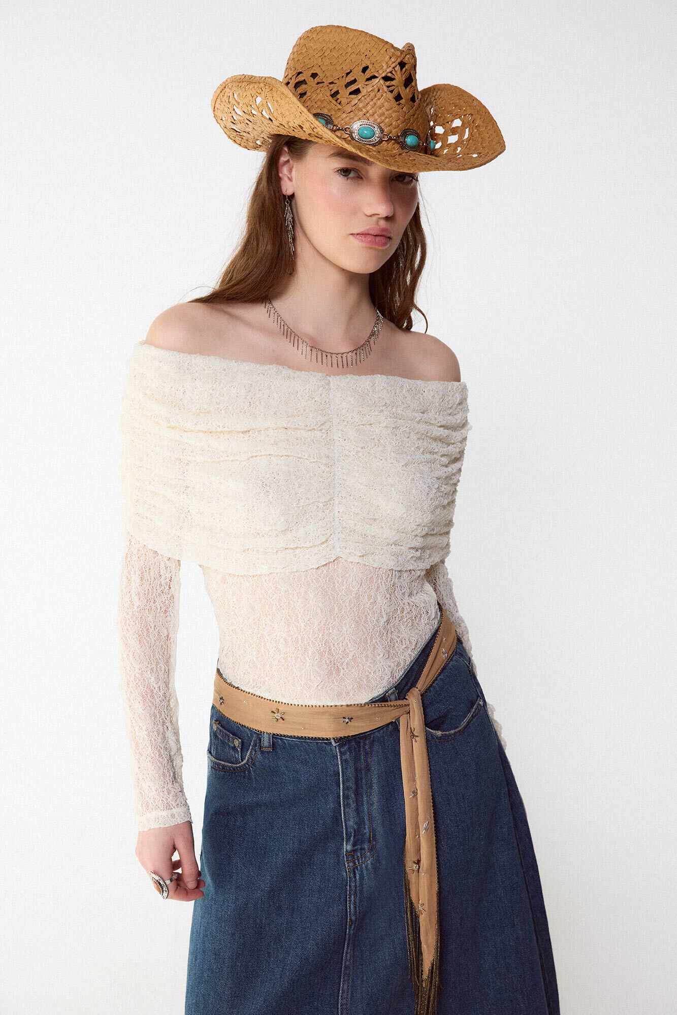 Slowlove Top decotado de lingerie