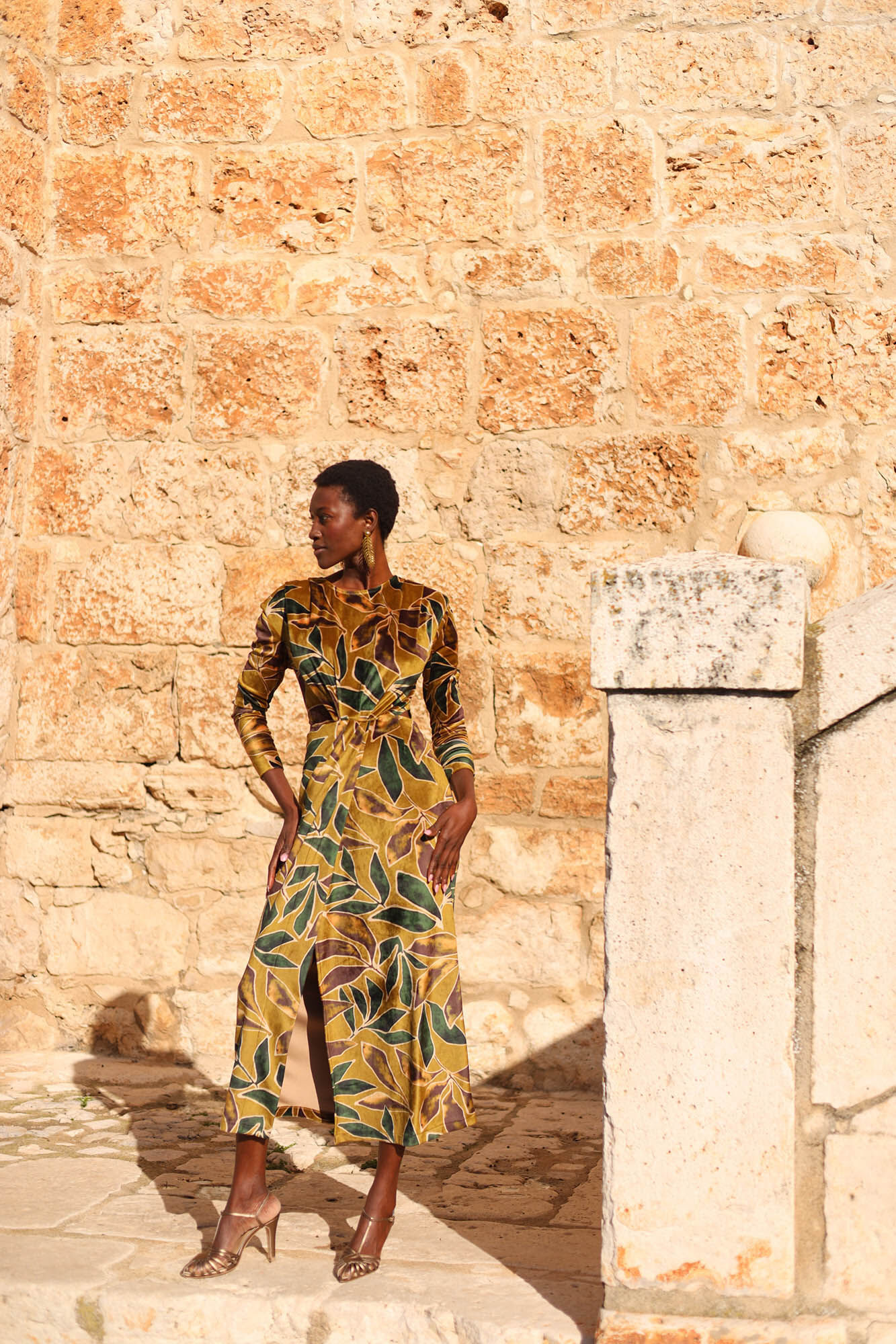 Panambi Vestido Peir Dourado