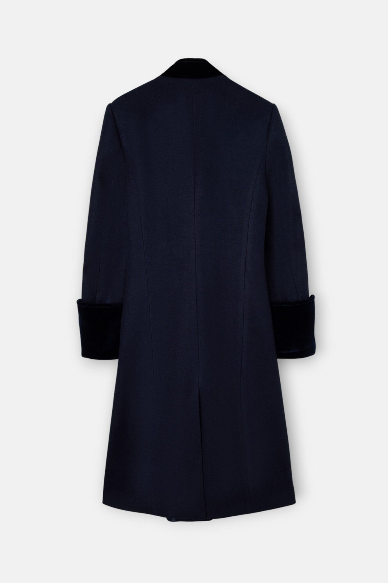 Silbon Sobretudo longo de marinheiro Azul