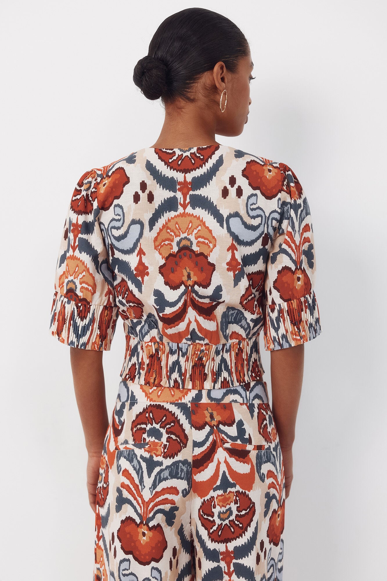 Cortefiel Blusa estampada Multicolorido