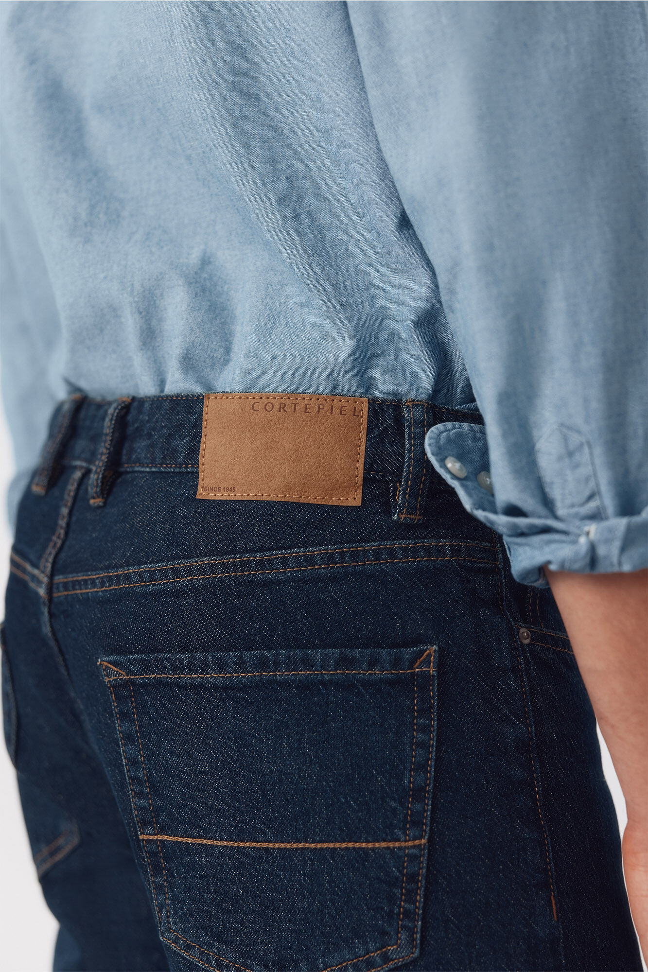 Cortefiel Regular fit jeans Navy