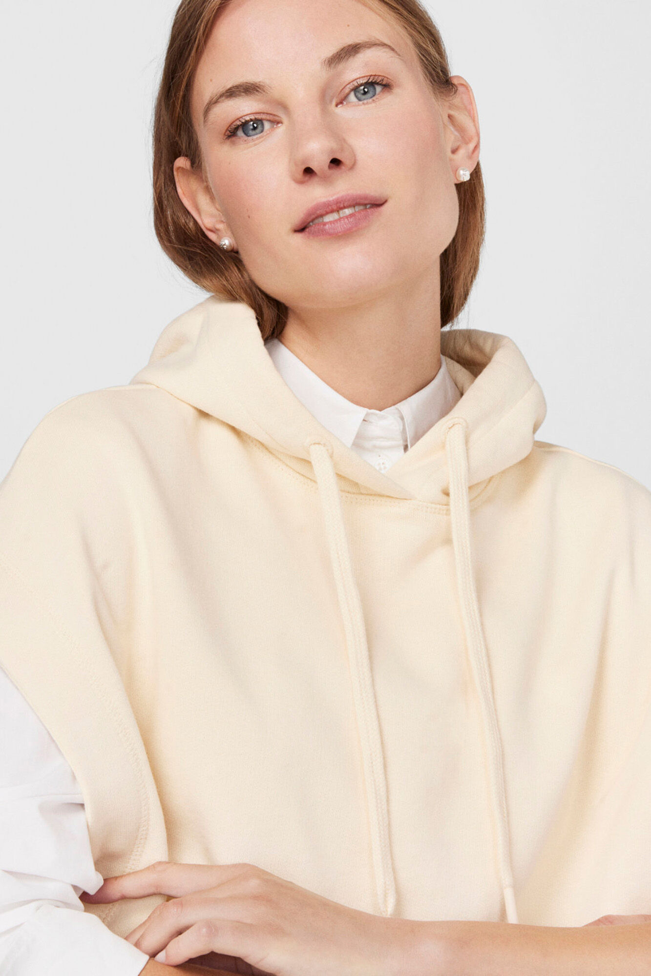 Tous Pendientes de plata y perlas Gris