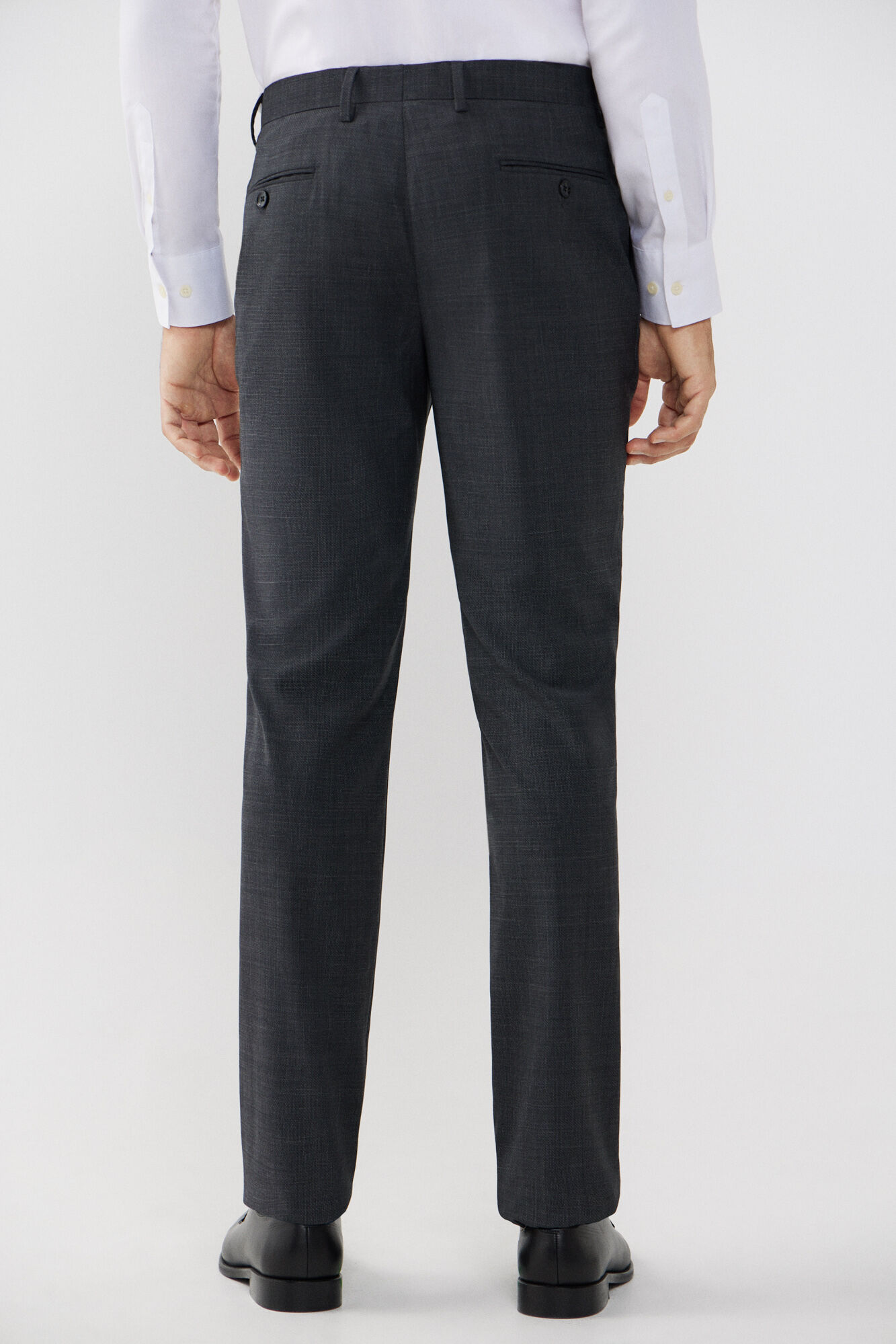 Cortefiel Grey slim fit trousers Grey
