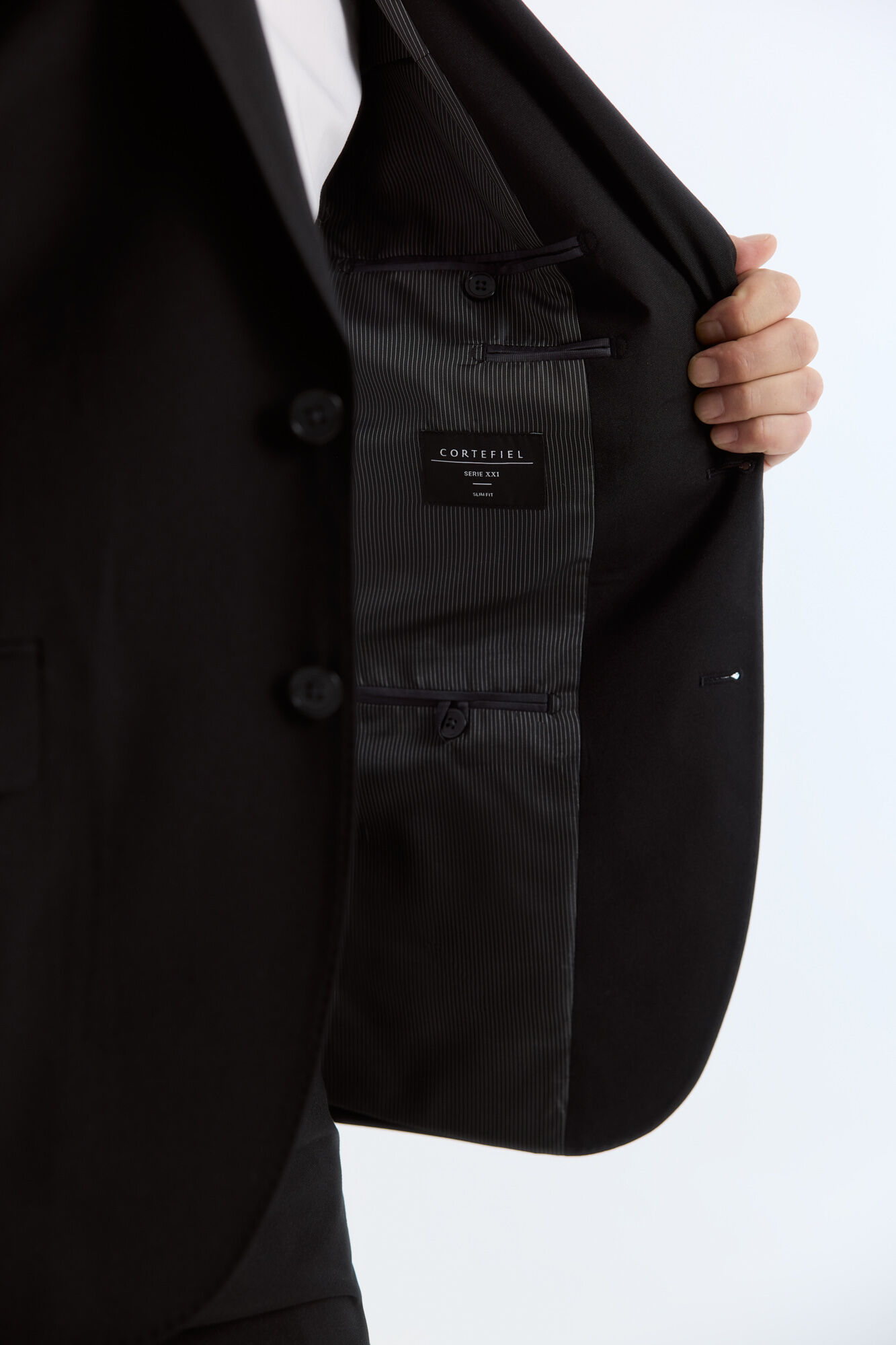 Cortefiel Black Series XXI blazer Black