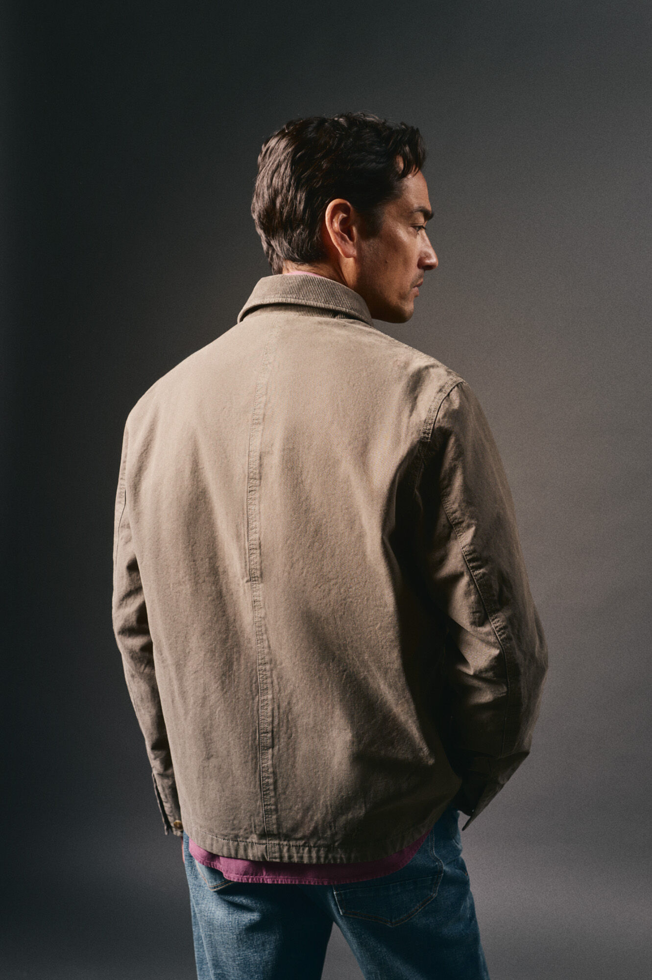 OOTO Cazadora worker cuello pana Kaki