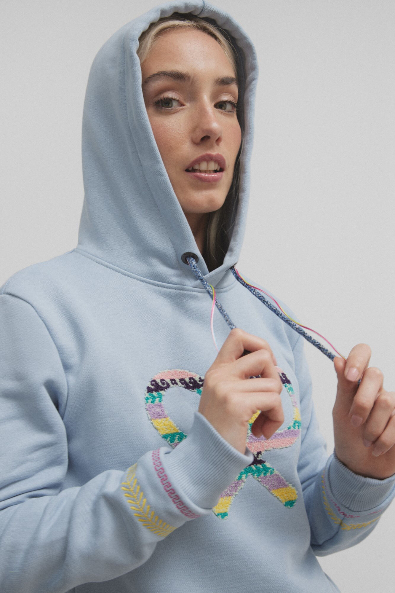 Silbon Sudadera woman raqueta etnica Azul