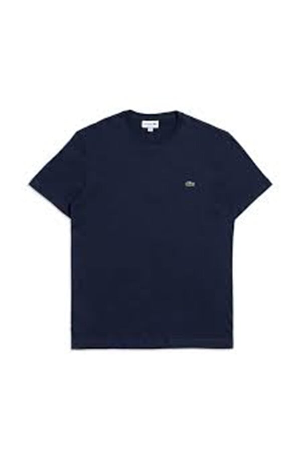 Cortefiel Lacoste Men’s Crew Neck Cotton T-shirt Navy