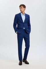 Selected Wool Slim Fit blazer Blue