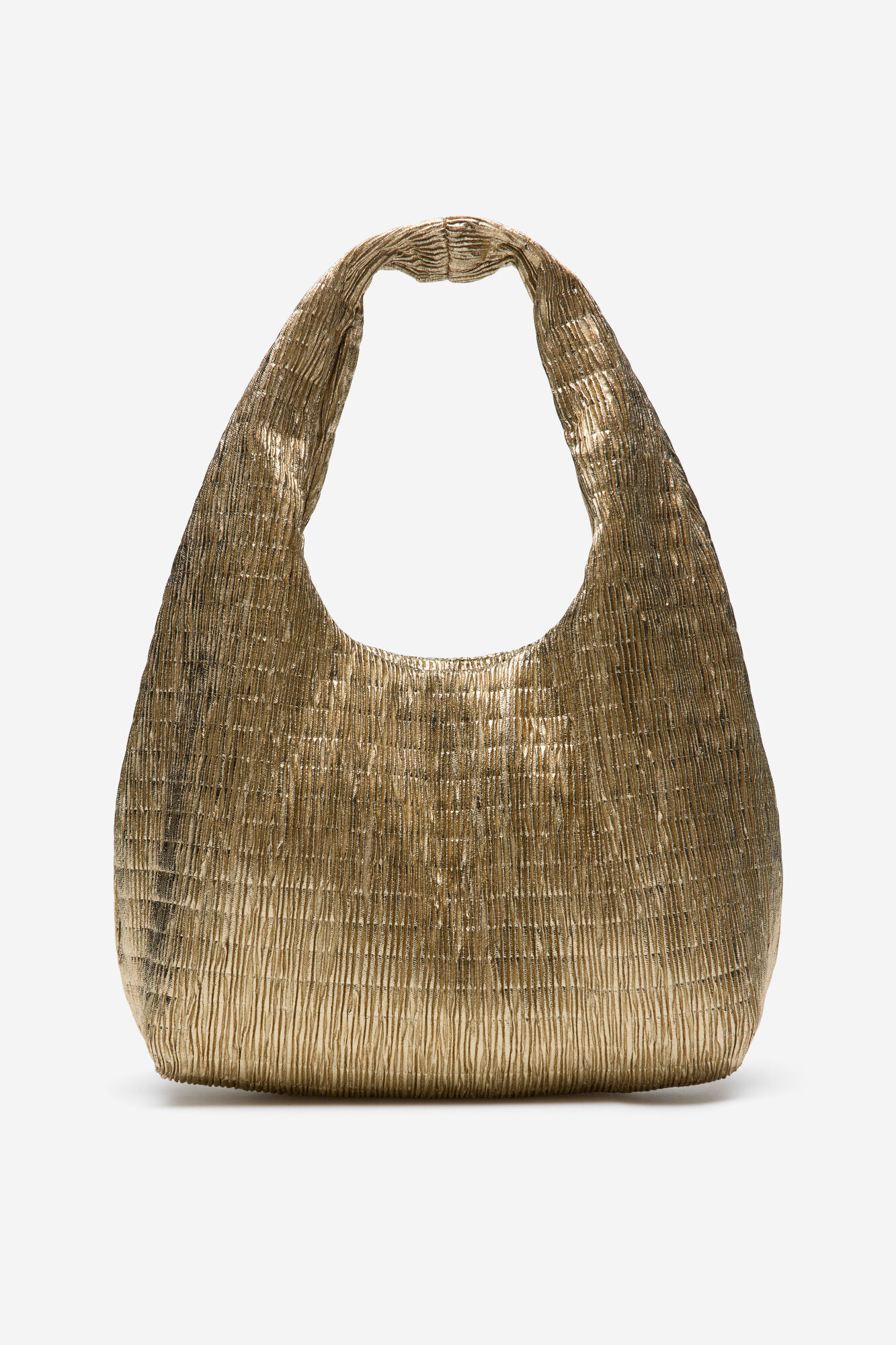 Cortefiel Mini hobo bag Gold