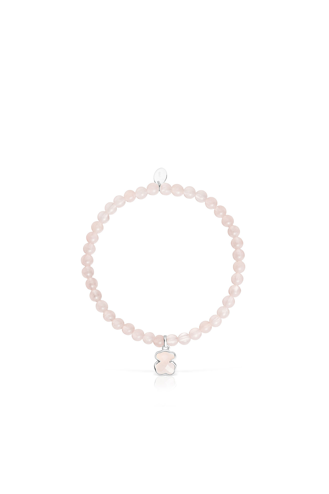 Tous Pulsera de plata y cuarzo TOUS Icon Color Rosa
