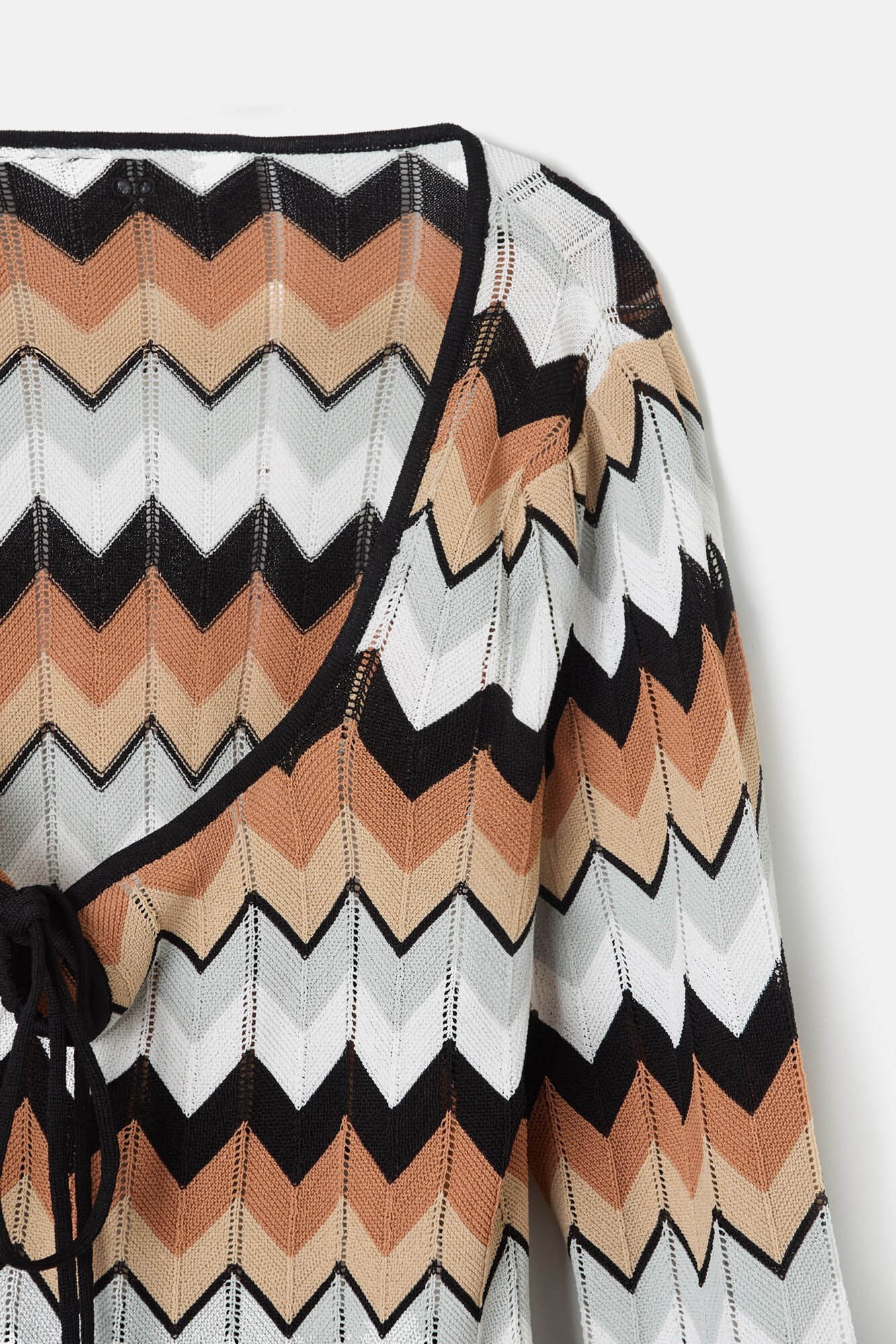 Silbon Malha de malha com n&oacute; espiga Castanho