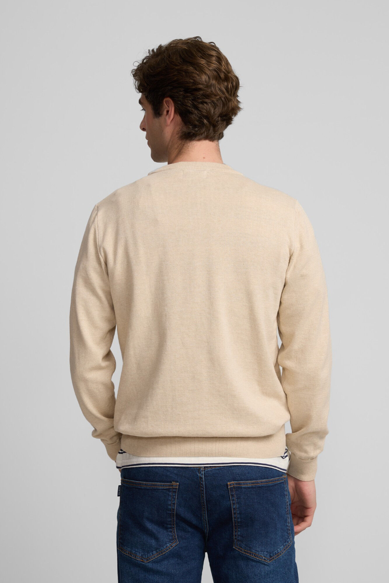Silbon Plain jumper Beige