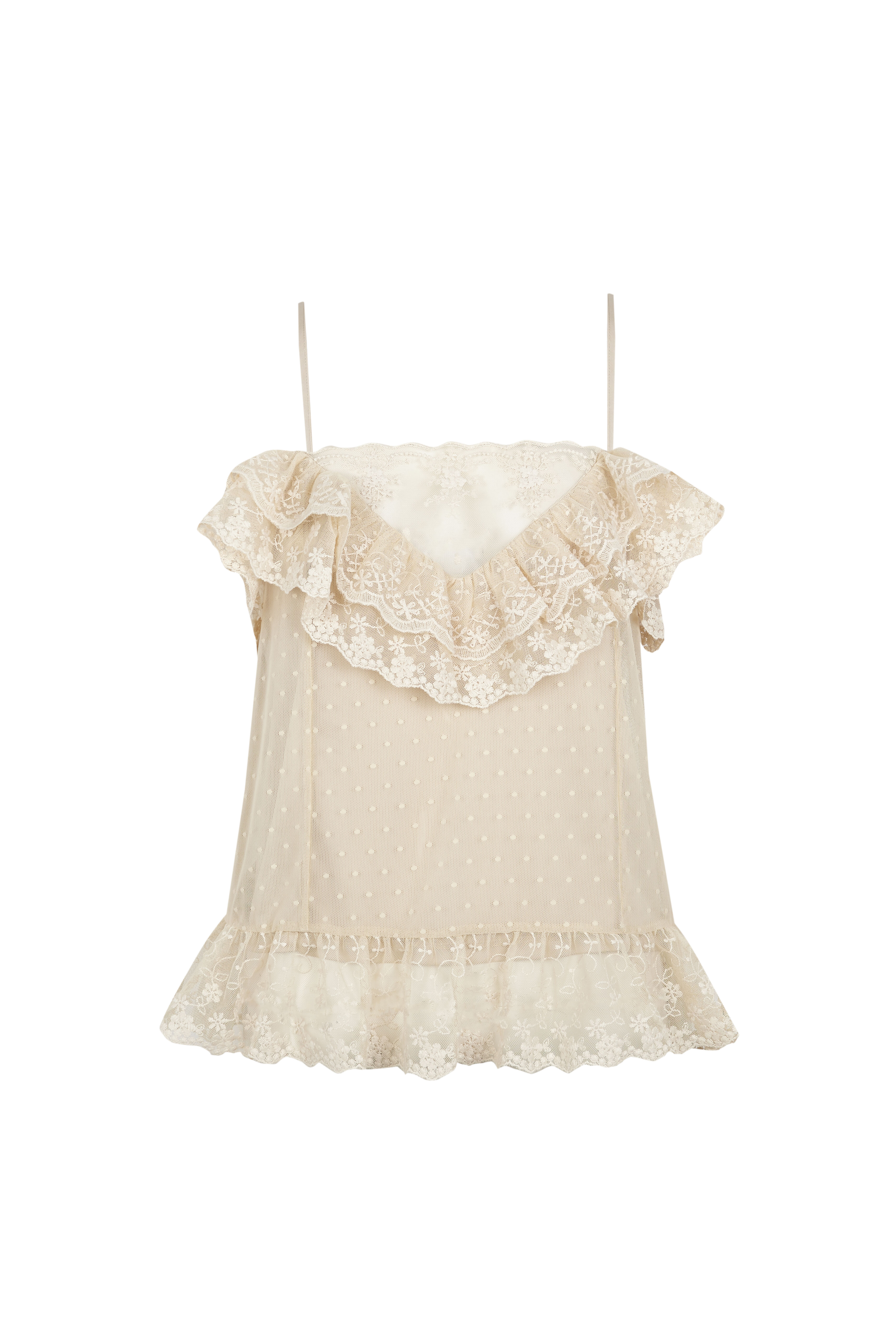 Slowlove Top tirantes lencero Laranja