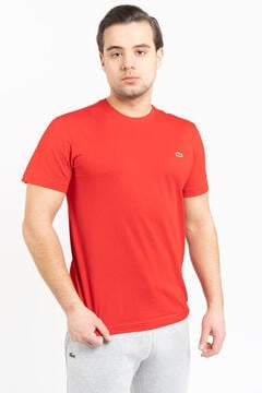Cortefiel Camiseta Lacoste de algodón con cuello redondo para hombre Rojo