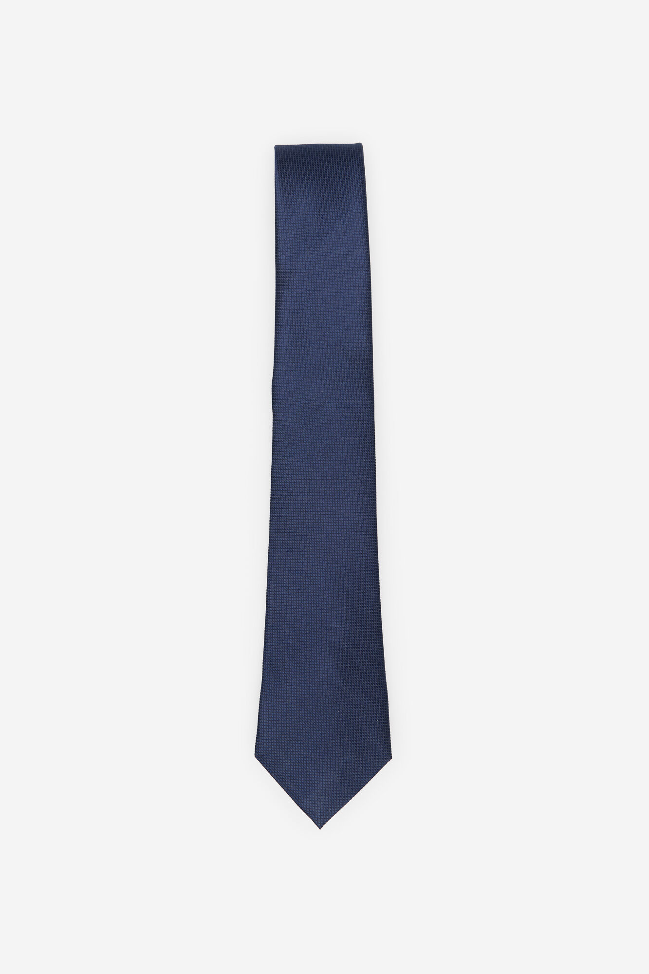 Cortefiel Natural silk tie Navy