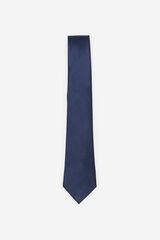 Cortefiel Natural silk tie Navy