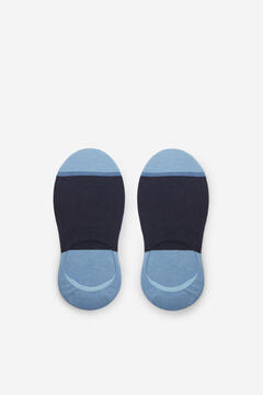 Cortefiel Two pairs of no-show socks with coolmax Navy