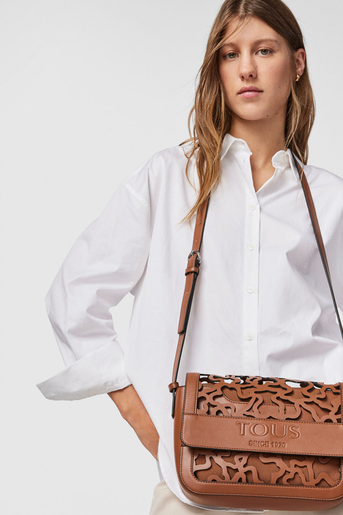 Tous Amaya Kaos Shock brown crossbody bag Brown