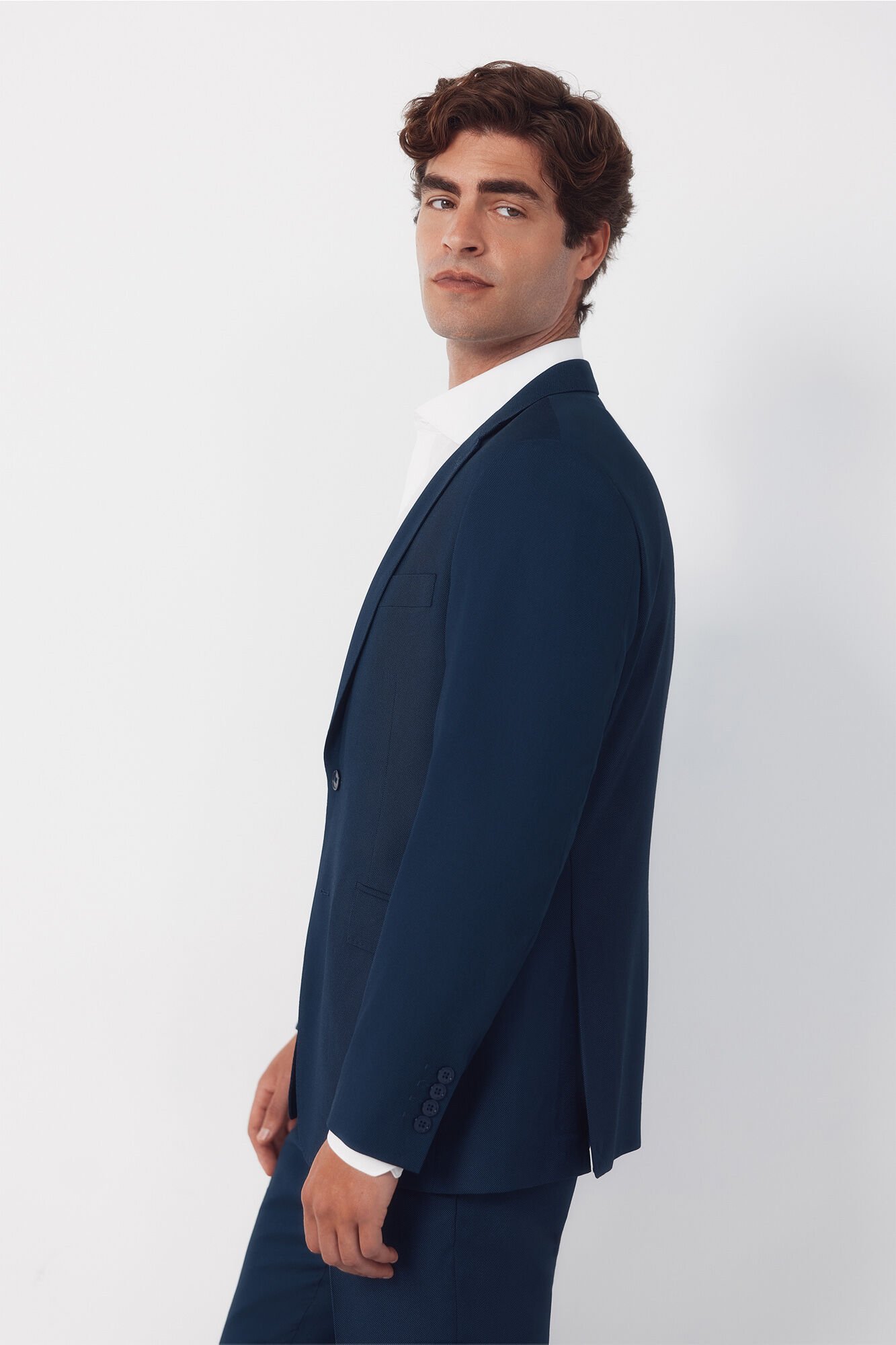 Cortefiel Estrutura azul americana do s&eacute;culo XXI Azul