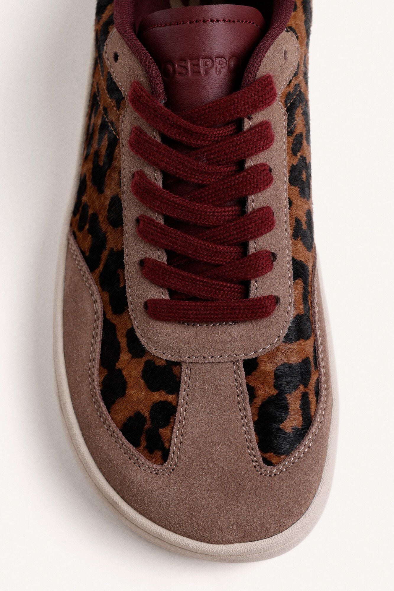 Gioseppo Sapatilhas com estampado animal em pele Castanho
