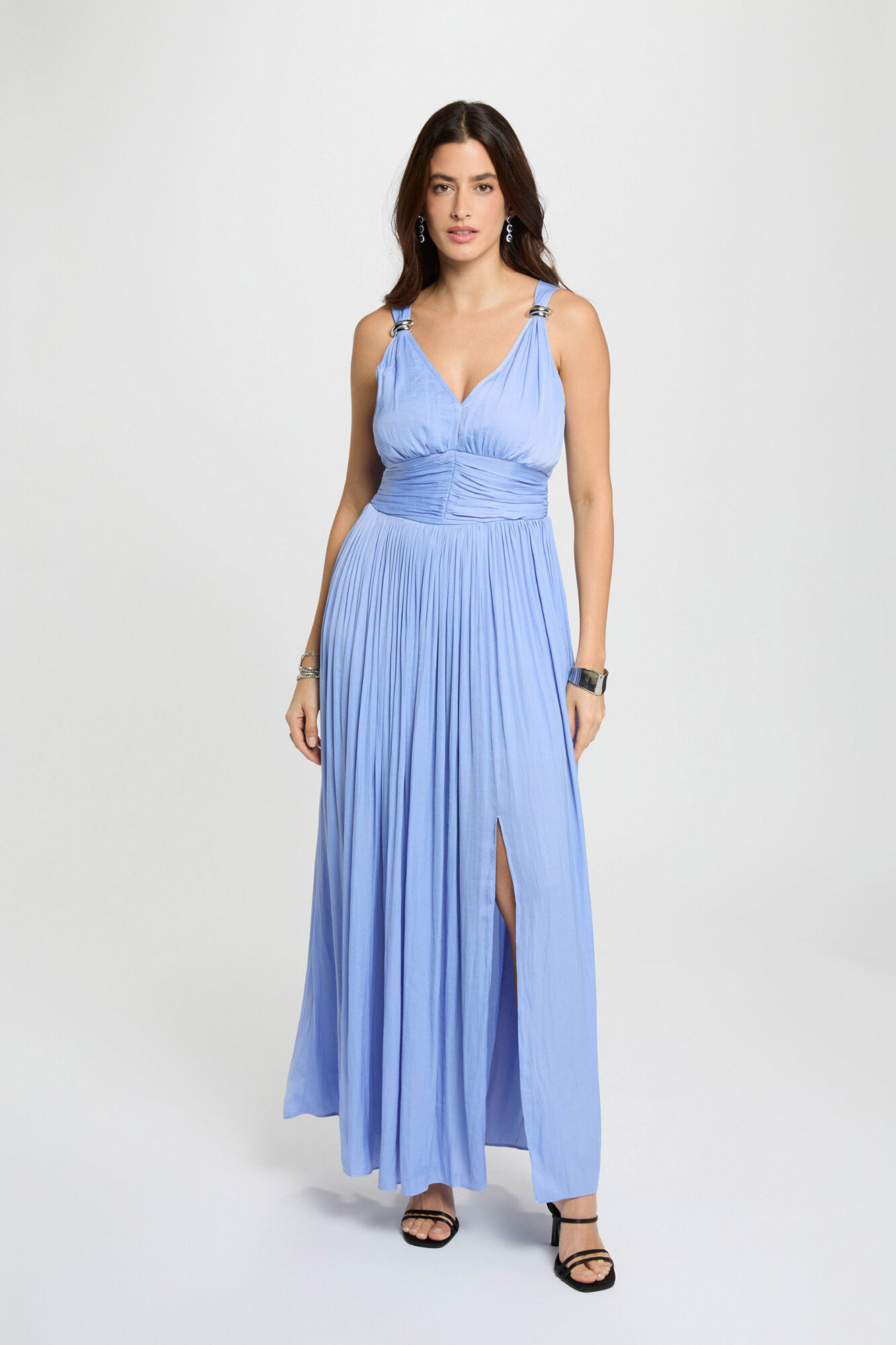 Morgan Vestido comprido com decote em V