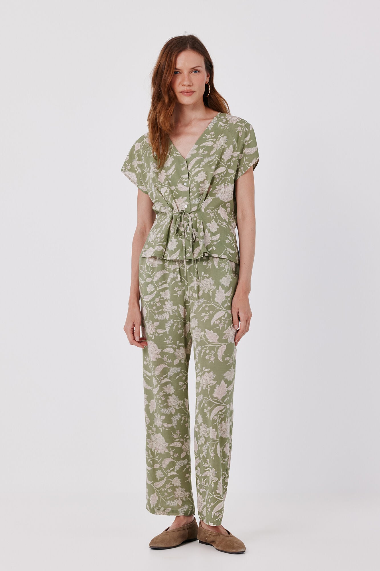 Cortefiel Blusa estampada