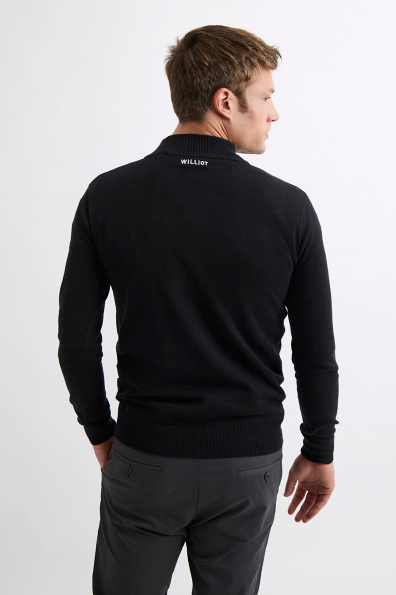 Williot Camisola Meia Fecho-&Eacute;clair Preto