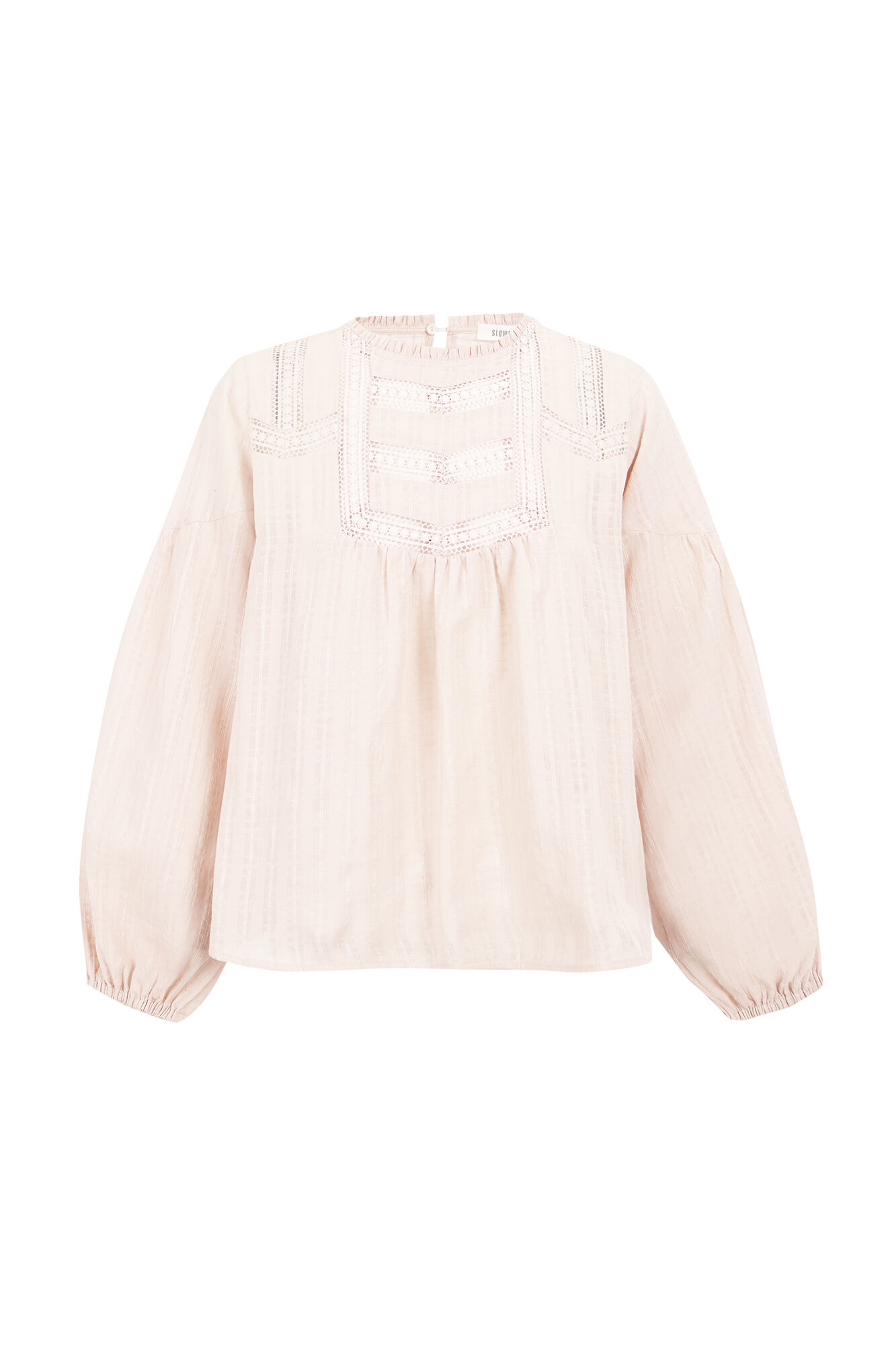 Slowlove Blusa puntillas Marfil