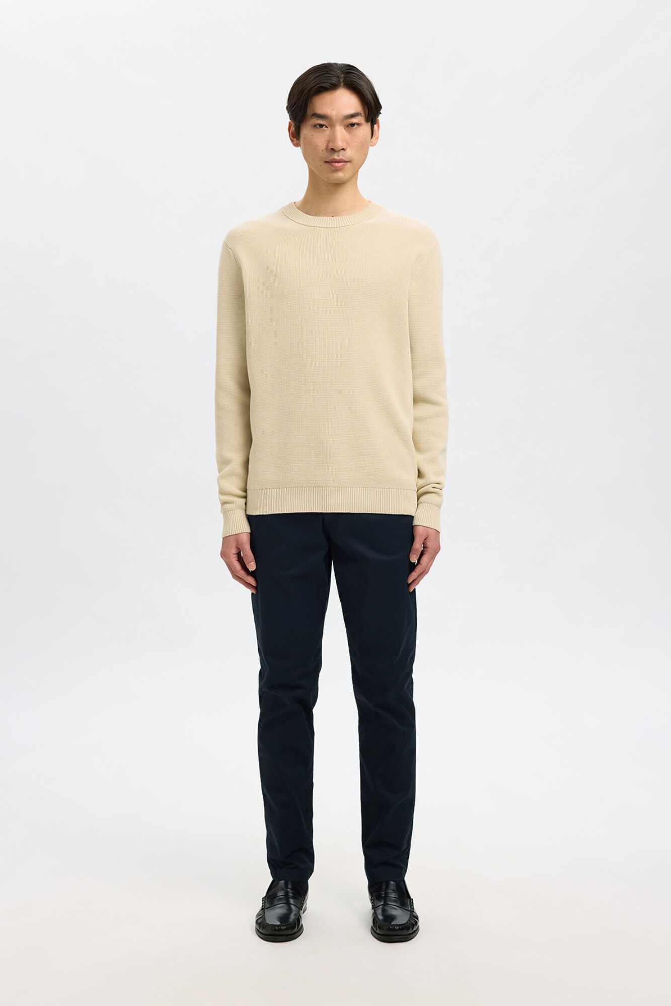 Selected Cal&ccedil;as chino para homem slim fit