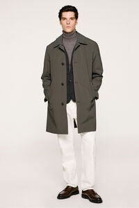 Selected Sobretudo técnica impermeável com colete removível 