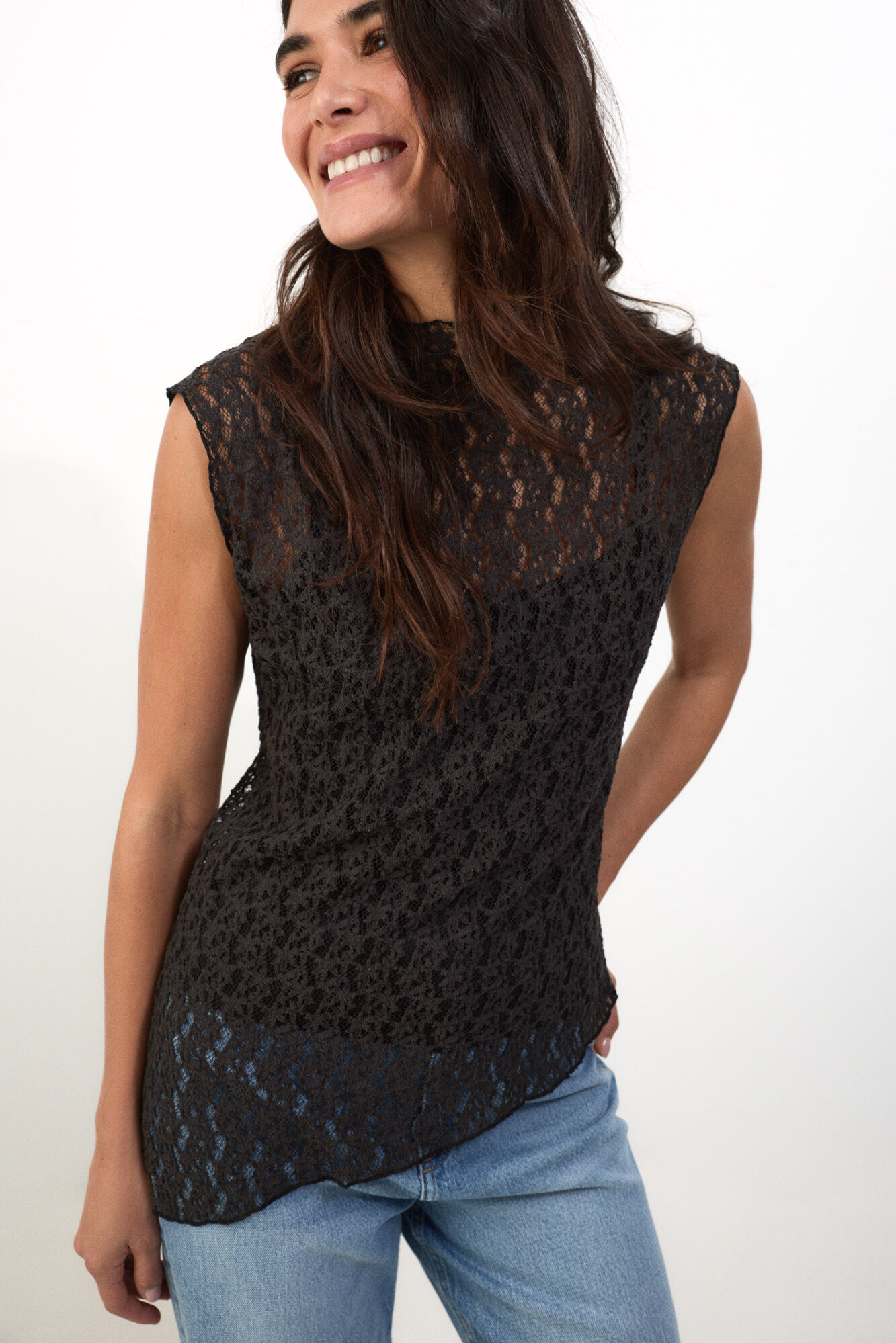 Slowlove Top lencero asim&eacute;trico