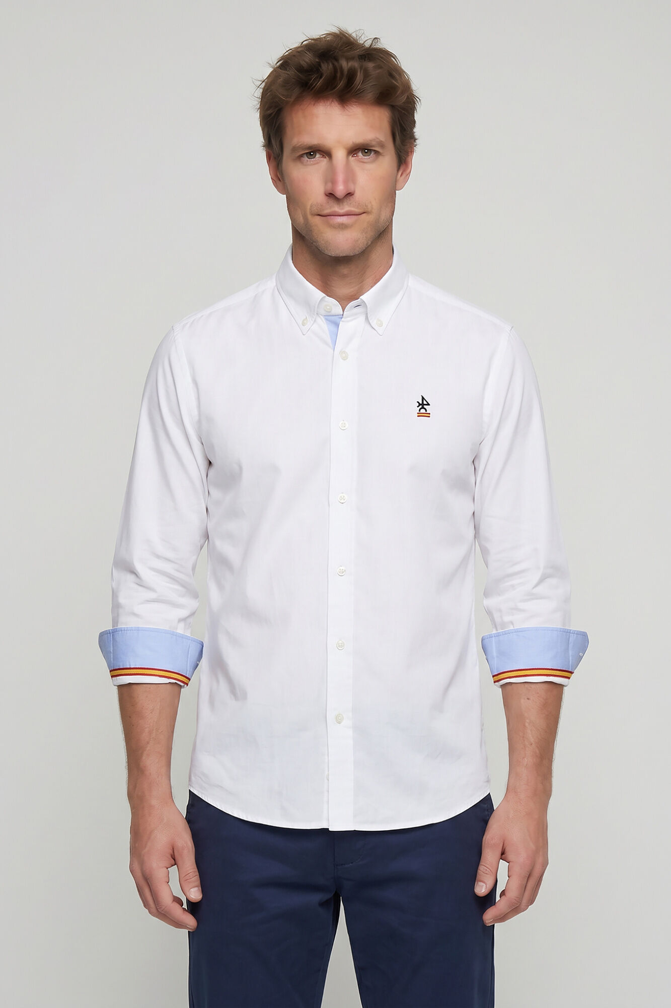 Valecuatro Camisa cl&aacute;ssica Espanha Branco