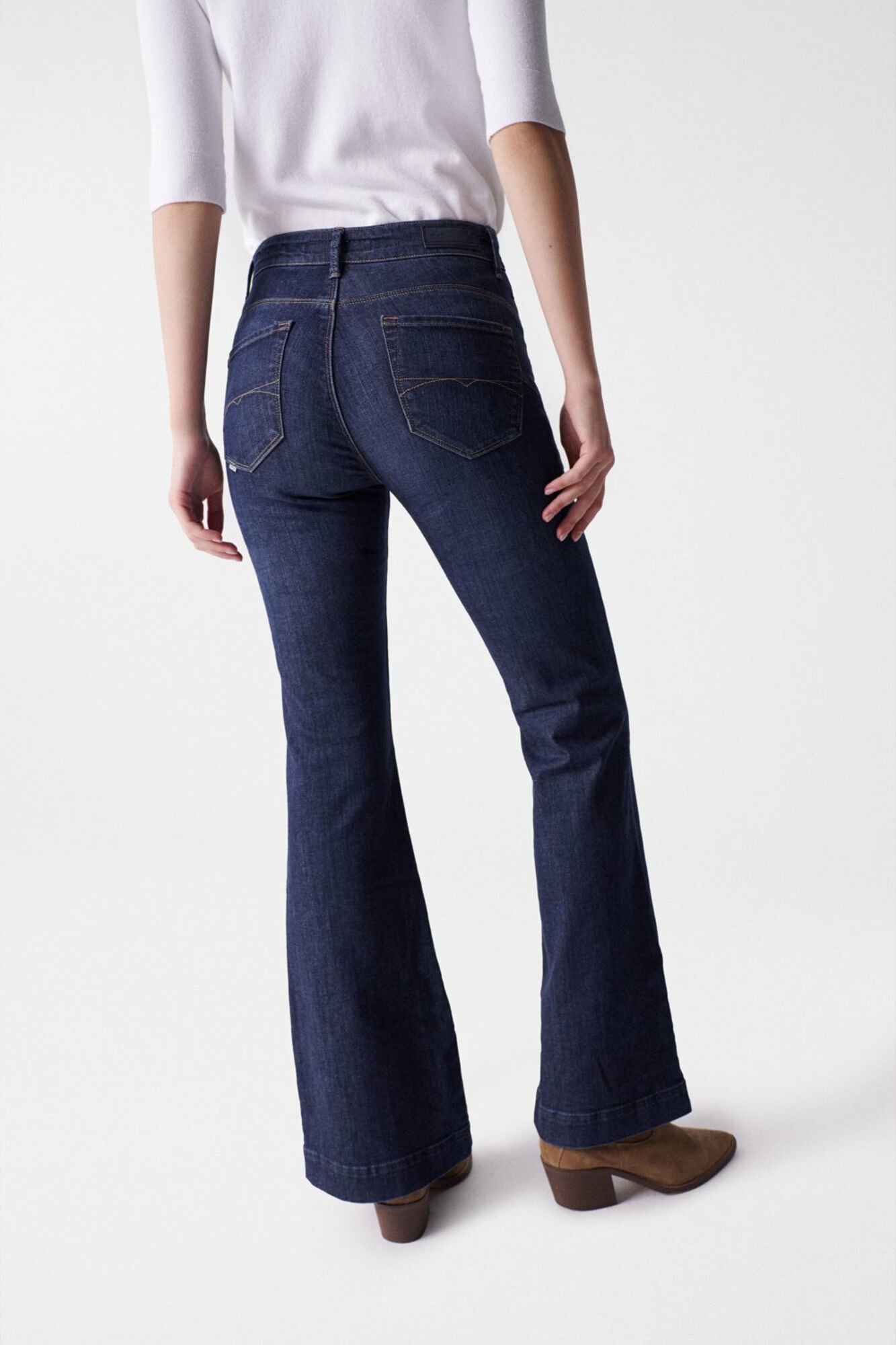 Salsa Jeans Vaqueiros faith push in flare Azul