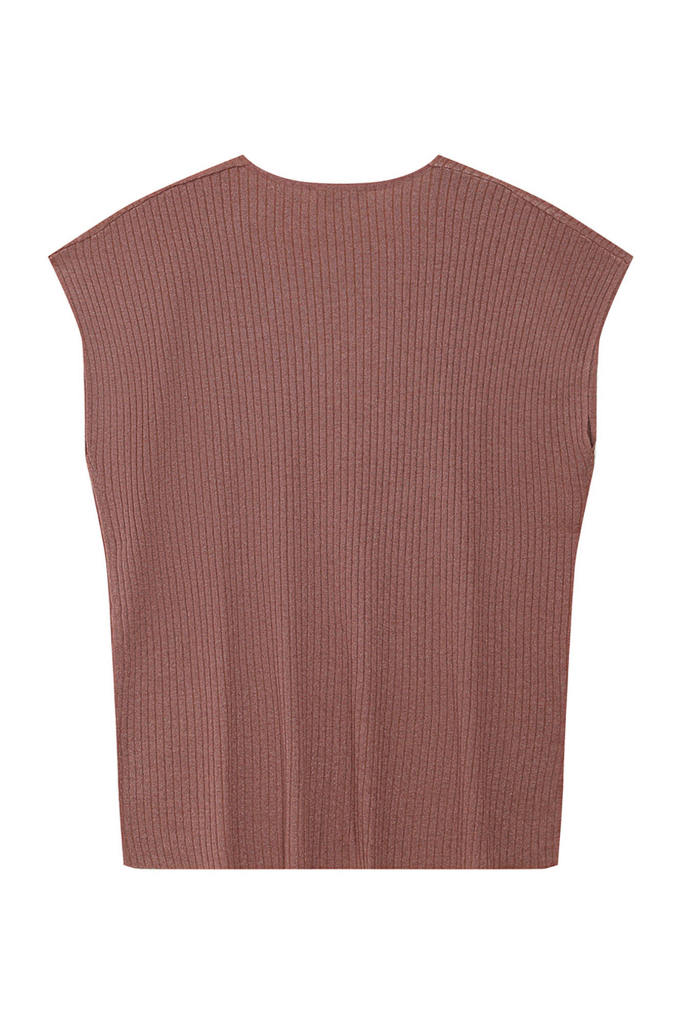 Grace & Mila Top de malha Lurex Laranja