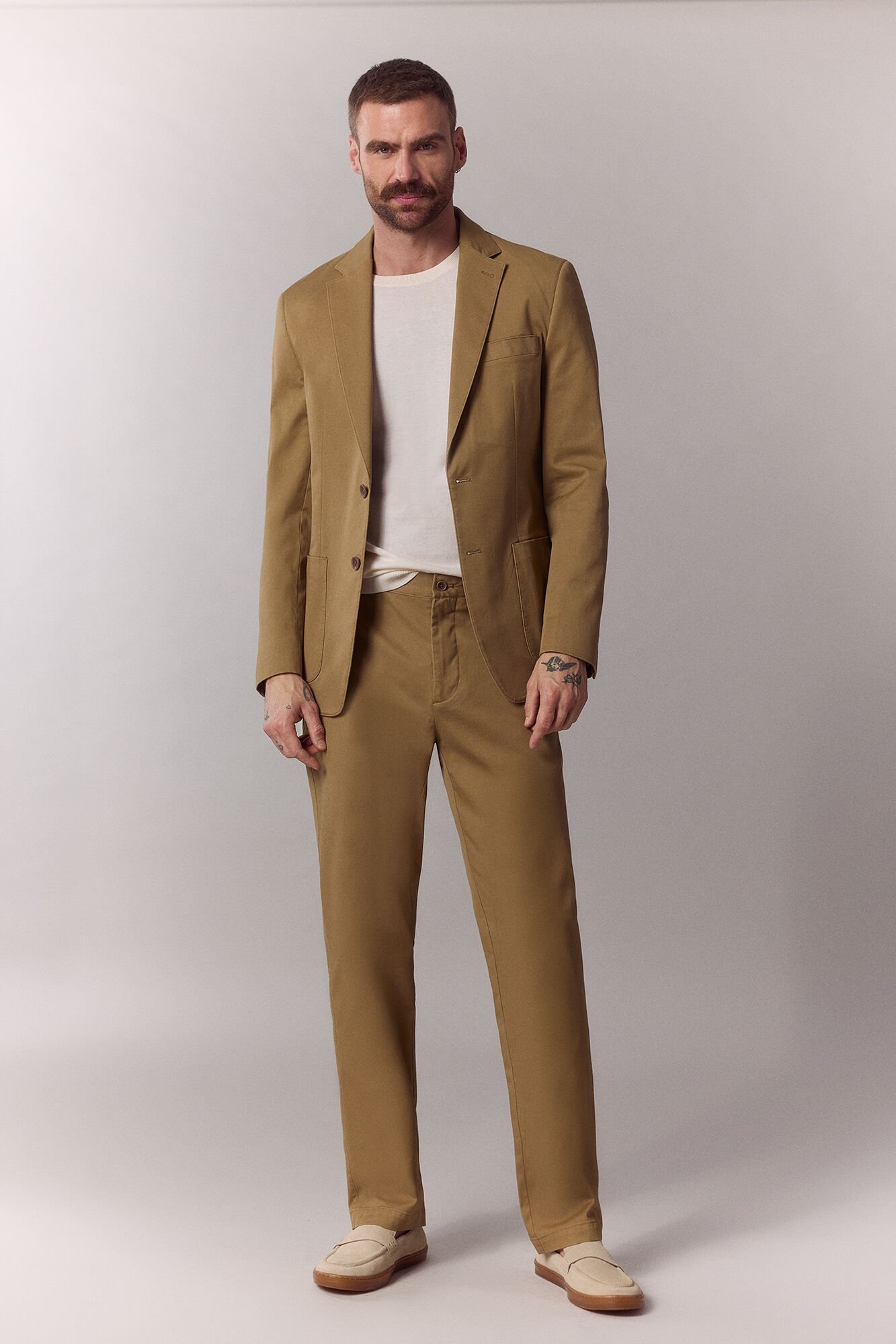 OOTO Blazer coordenado em algod&atilde;o