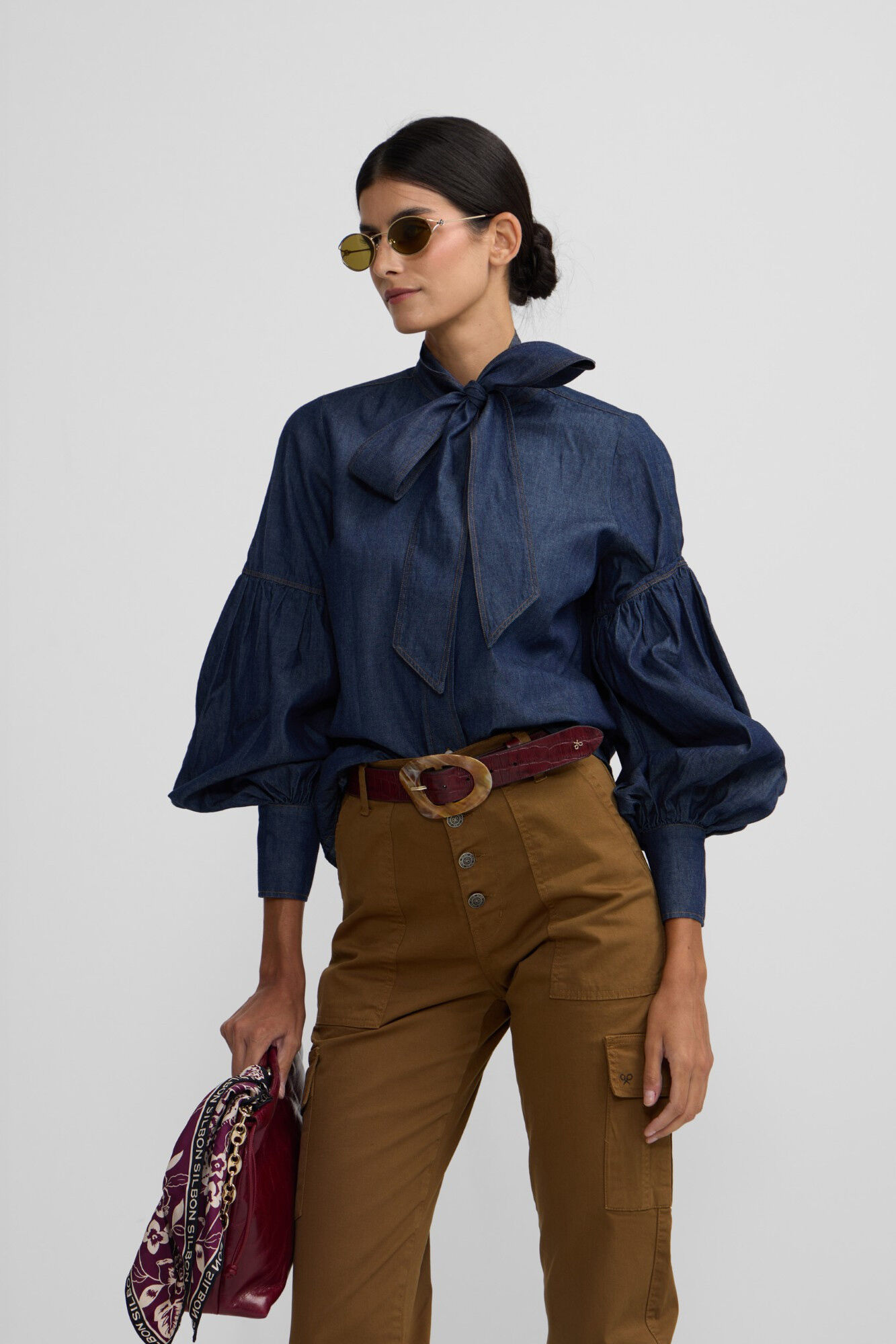 Silbon Camisa lazada Azul