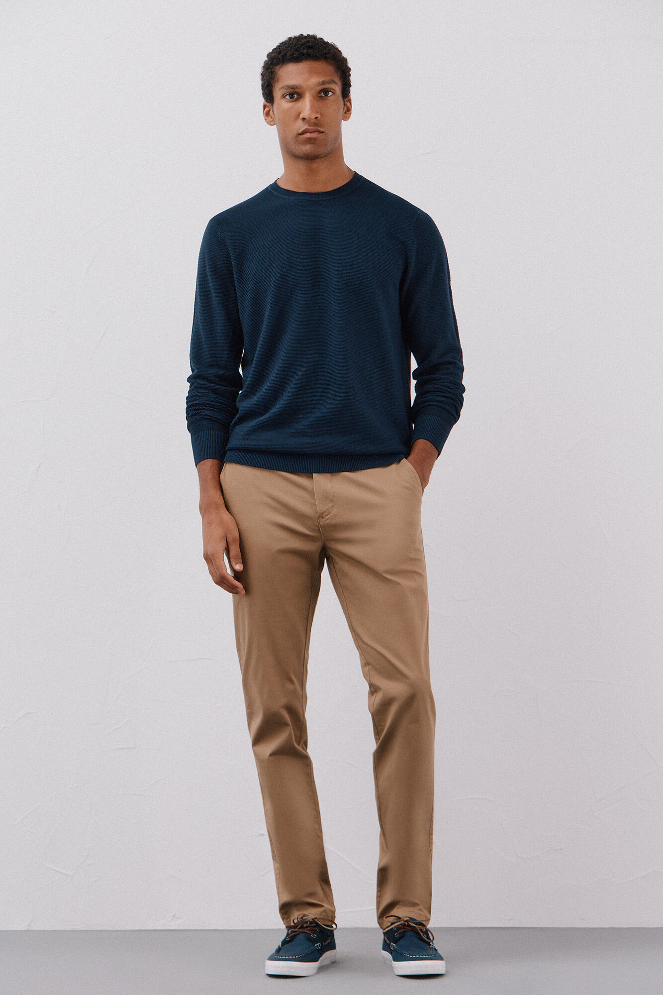 Cortefiel Slim fit lightweight chinos