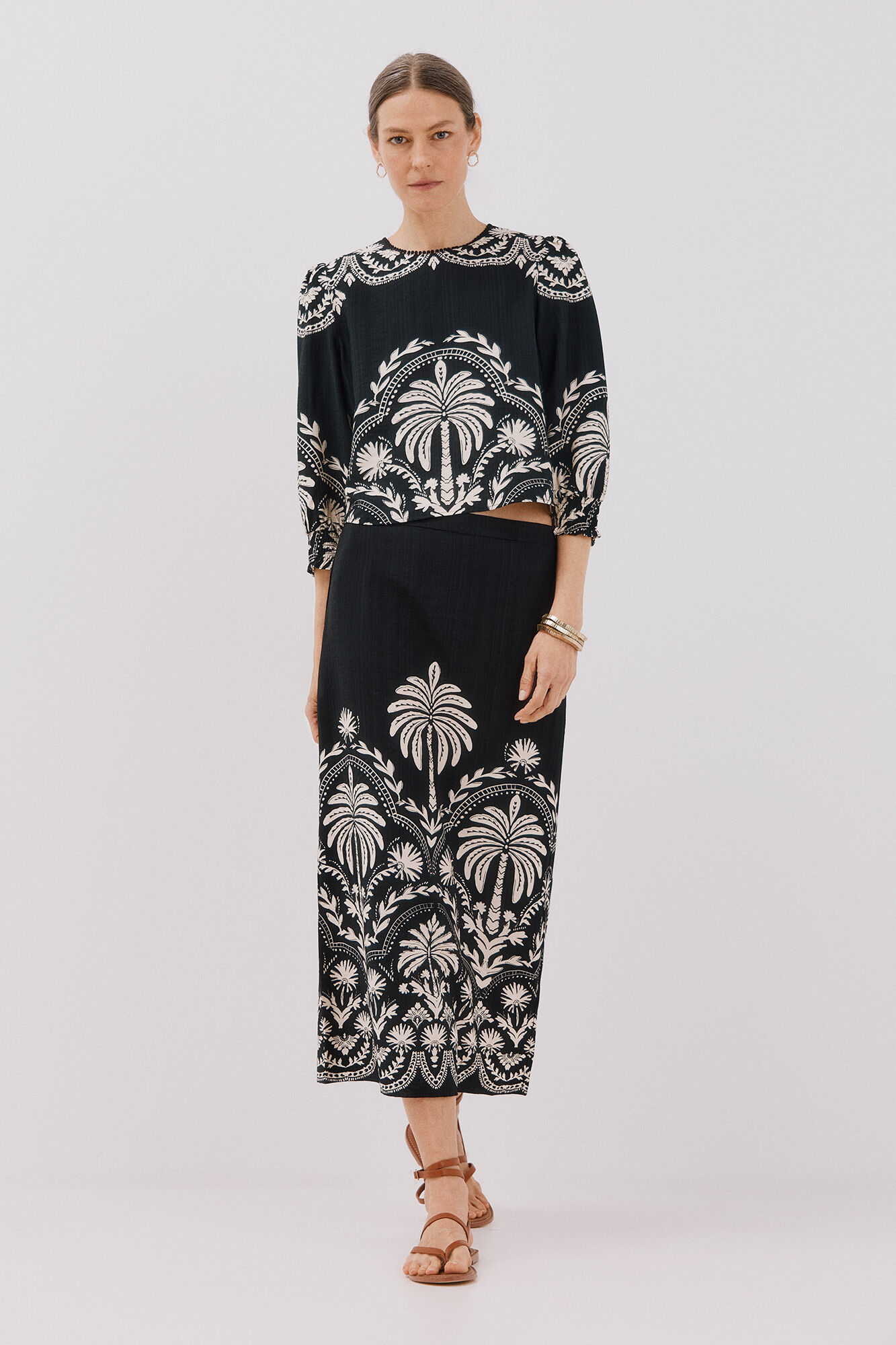 Cortefiel Printed blouse Multicolour