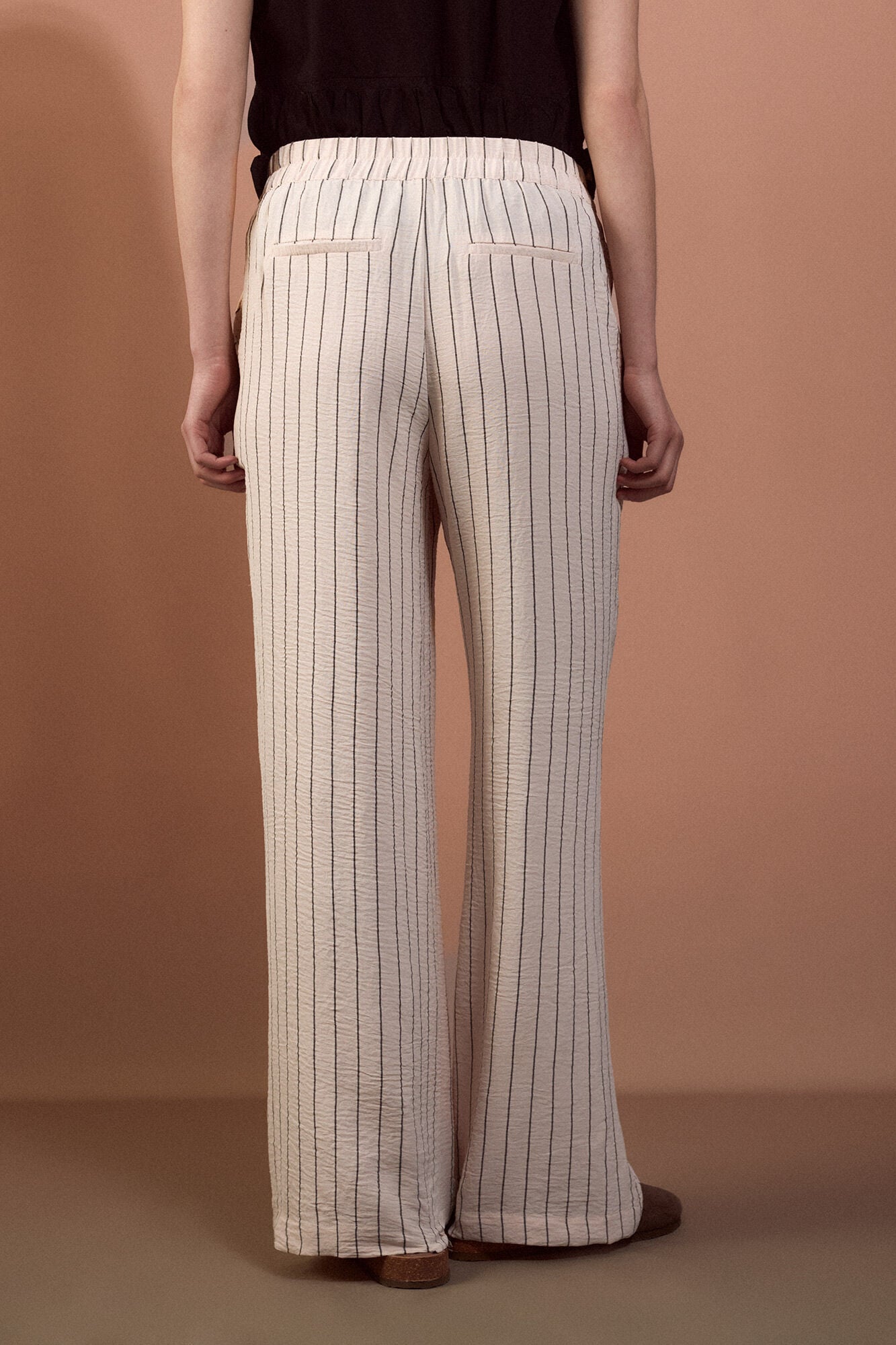 Slowlove Pantal&oacute;n de pata ancha Impress&atilde;o