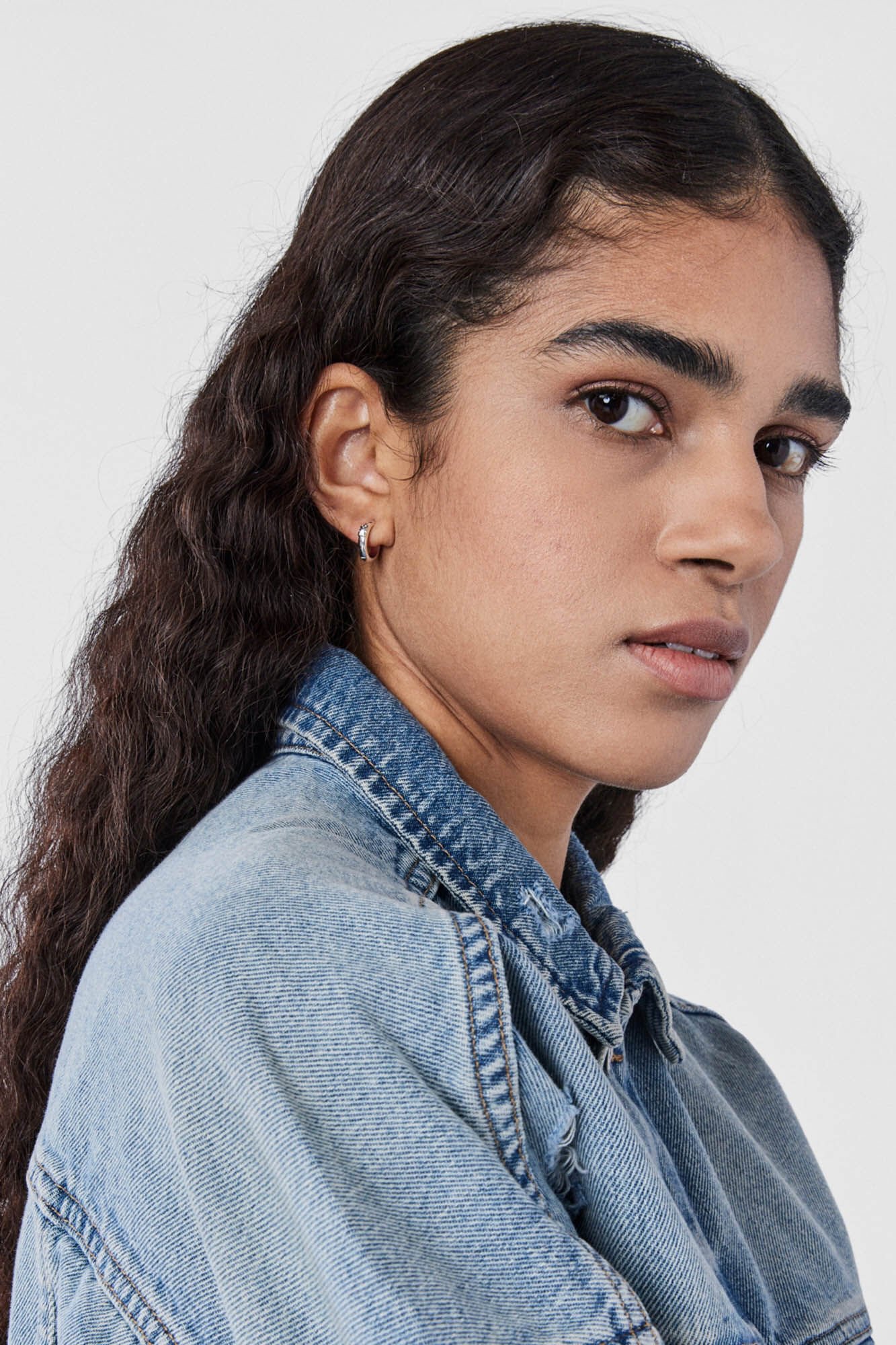 Tous Pendientes aro oso de plata TOUS Basics Gris