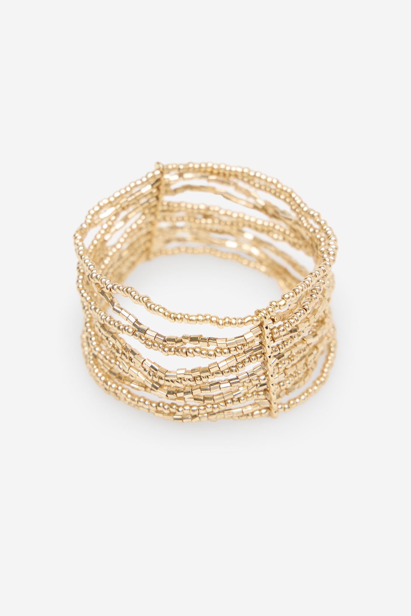 Cortefiel Beaded bracelet set Yellow