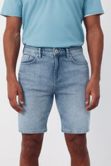 Cortefiel Bermuda denim regular Azul